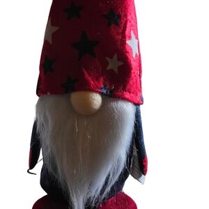Festive Red and Black Star Gnome